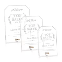 Polaris Clipped Rectangle Award - Gold