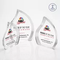 Tidworth Flame VividPrint™ Award - Clear