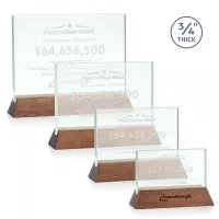 Walkerton Award - Jade/Walnut (Horiz)