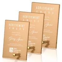 Atchison Russet Rectangle Award - Gold
