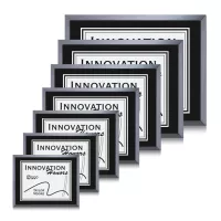 Avonlea/Everett Plaque - Black/Silver