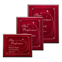 Sedum Plaque - Rosewood