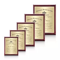 Oakleigh/TexEtch Plaque - Rosewood Finish