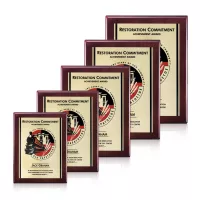 Oakleigh/AstroSub Plaque - Rosewood/Gold