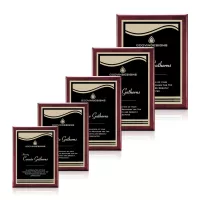 Oakleigh/Marietta Plaque - Rosewood/Black