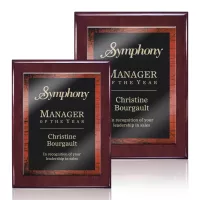 Oakleigh/Caprice Plaque - Rosewood/Red