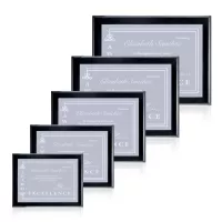 Oakleigh/Warden Plaque - Black Finish