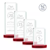 Dalton Award on Alberton Base - Red