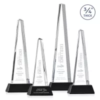 Majestic Tower Award on Newhaven Base - Black