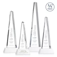 Majestic Tower Award on Newhaven Base - White