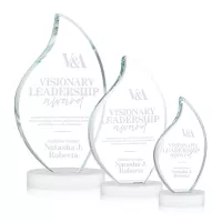 Odessy Flame Award on Alberton Base - White