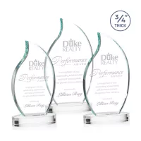 Croydon Flame Award on Alberton Base - Clear