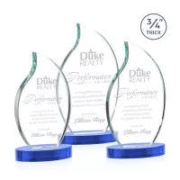 Croydon Flame Award on Alberton Base - Sky Blue