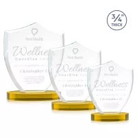 Scudo Shield on Alberton Base - Gold
