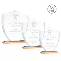 Scudo Shield Award - Bamboo/Black