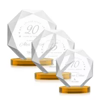 Kitchener Award on Alberton Base - Amber