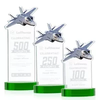 Top Gun Award on Alberton Base - Green