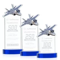 Top Gun Award on Alberton Base - Blue