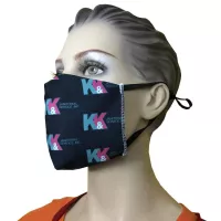 7 in. x 5.5 in. Reusable Mask (Dye Sub Logo)
