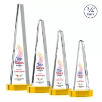 Majestic Tower VividPrint™ Award on Alberton Base - Gold