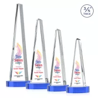 Majestic Tower VividPrint™ Award on Alberton Base - Sky Blue