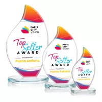Odessy Flame VividPrint™ Award - Clear