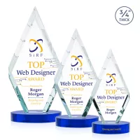 Richmond VividPrint™ Award on Alberton Base - Blue