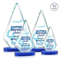 Windsor VividPrint™ Award on Alberton Base - Blue