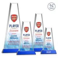 Imperial VividPrint™ Award on Newhaven Base - Blue