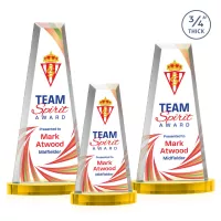 Imperial VividPrint™ Award on Alberton Base - Gold