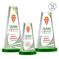 Imperial VividPrint™ Award on Alberton Base - Green