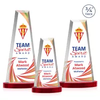 Imperial VividPrint™ Award on Alberton Base - Red