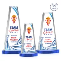 Imperial VividPrint™ Award on Alberton Base - Sky Blue