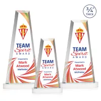 Imperial VividPrint™ Award on Alberton Base - White