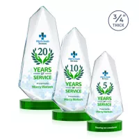 Sheridan VividPrint™ Award on Alberton Base - Green