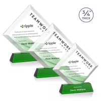 Belaire VividPrint™ Award on Newhaven Base - Green