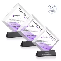 Belaire VividPrint™ Award on Newhaven Base - Black