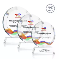 Gibralter VividPrint™ Award on Newhaven Base - Clear