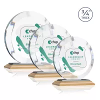 Gibralter VividPrint™ Award - Bamboo/Black