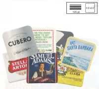 3.5" (125 PT) Pulpboard Coaster - Full Color