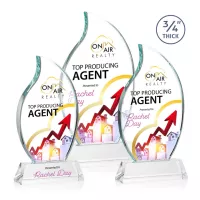 Croydon VividPrint™ Award on Newhaven Base - Clear