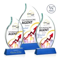 Croydon VividPrint™ Award on Newhaven Base - Blue