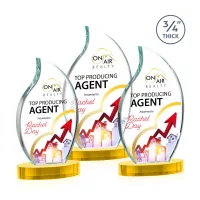 Croydon VividPrint™ Award on Alberton Base - Gold