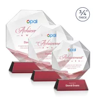 Bradford VividPrint™ Award on Newhaven Base - Red