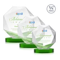 Bradford VividPrint™ Award on Alberton Base - Green