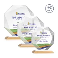 Bradford VividPrint™ Award - Bamboo/White