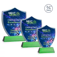 Scudo Shield VividPrint™ Award on Newhaven - Green