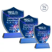 Scudo Shield VividPrint™ Award on Newhaven - Blue