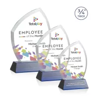 Daltry VividPrint™ Award on Newhaven Base - Blue