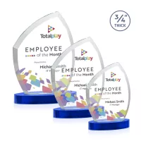 Daltry VividPrint™ Award on Alberton Base - Blue